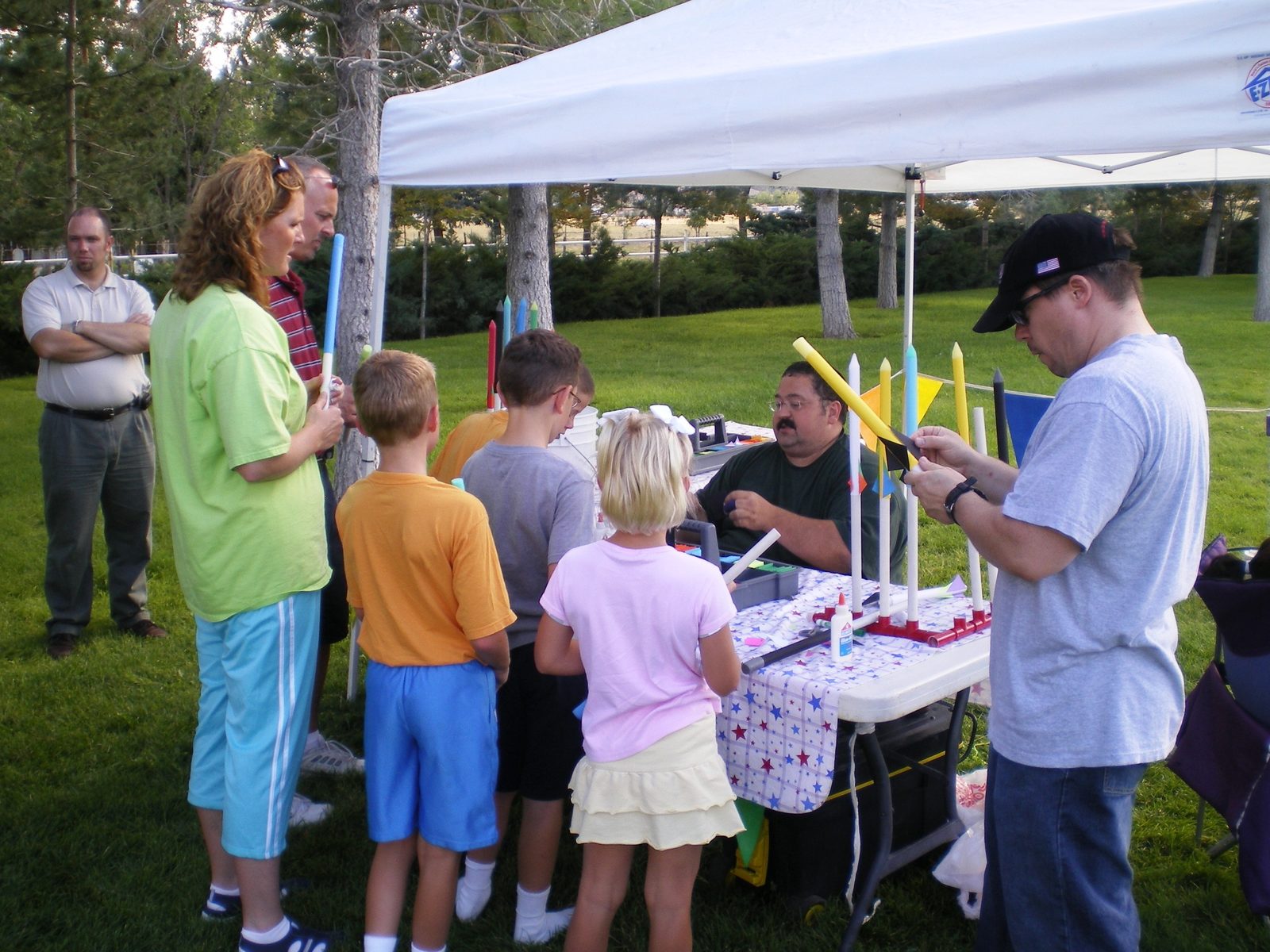 Building a paper rocket
